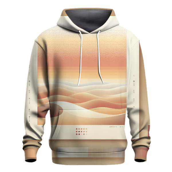 Warm Sand Dunes Gradient Hoodie