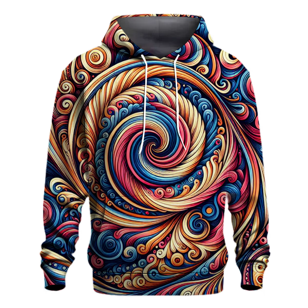 Rainbow Swirls Hoodie