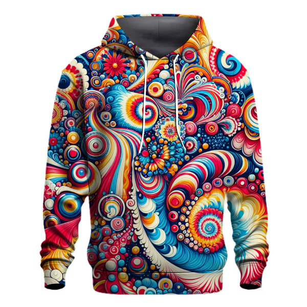 Colorful Tie-Dye Love Hoodie