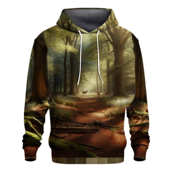 Vintage Woodland Whispers Hoodie