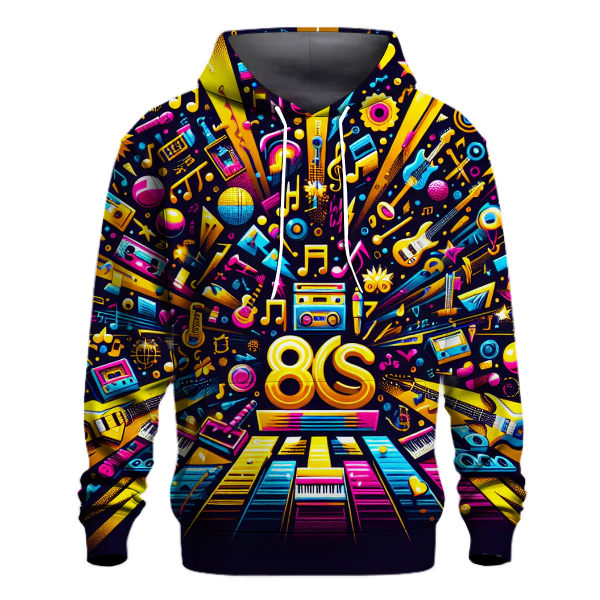 Funky 80s Music Festival Hoodie