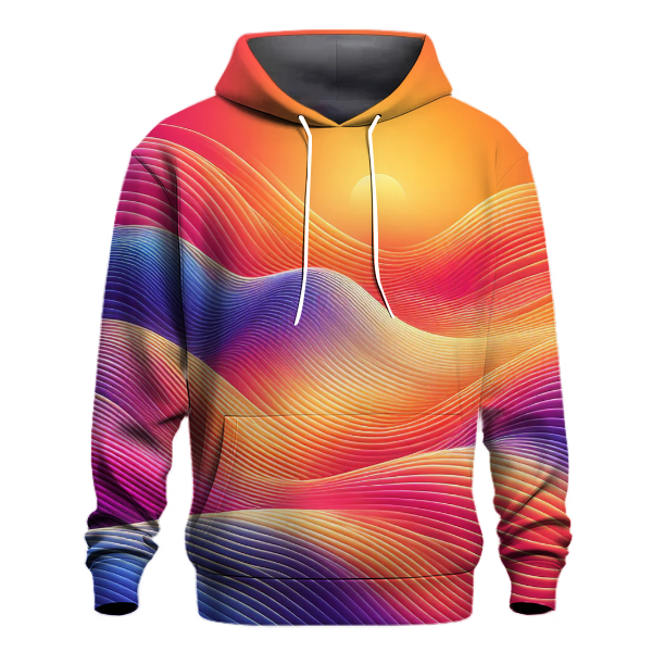 Electric Sunset Vibe Hoodie