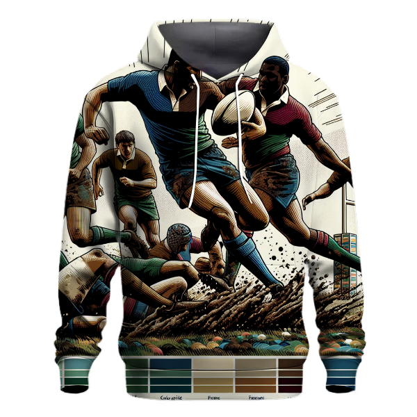 Rugby Strength and Teamwork Hoodie