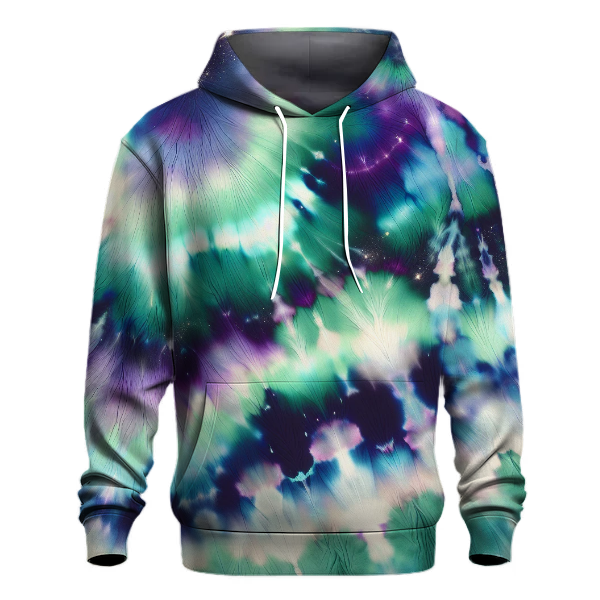 Aurora Skies Tie-dye Design Hoodie