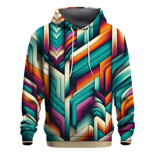Abstract Geometric Flow Hoodie