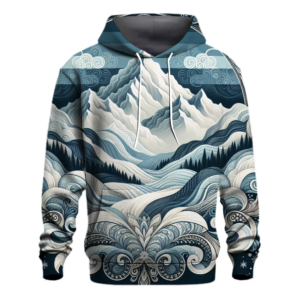 Frosty Mountain Peak Hoodie
