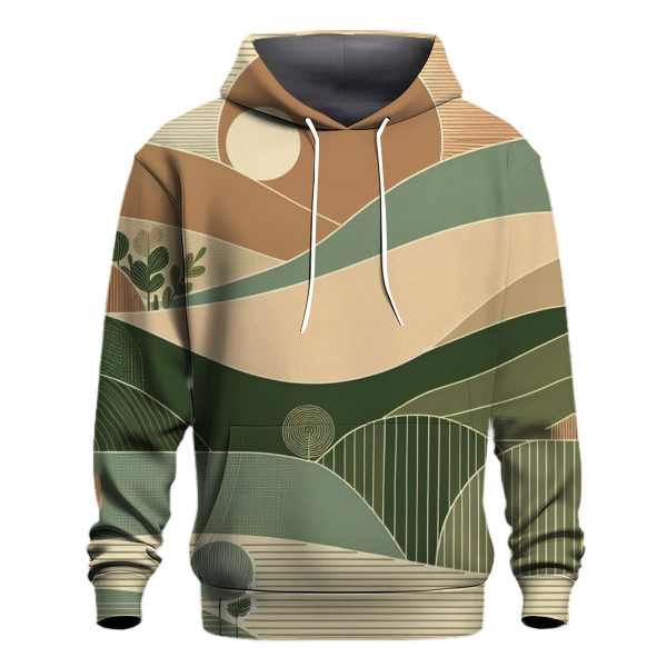 Peaceful Prairie Tones Hoodie