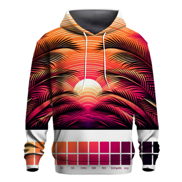 Tropical Sunset Haze Hoodie