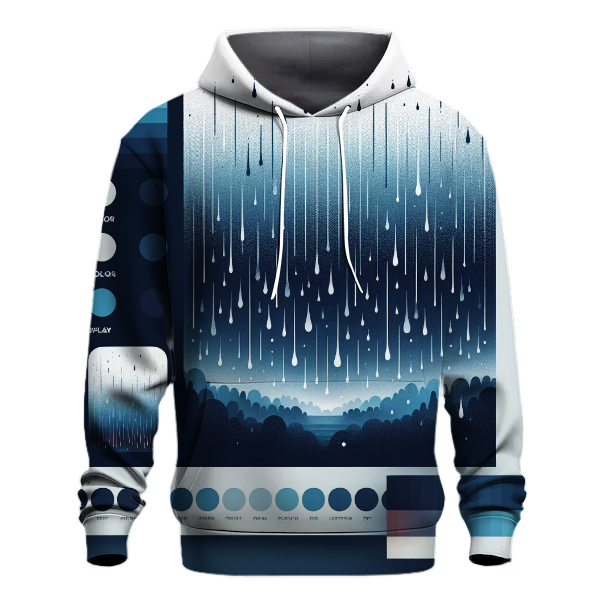 Sapphire Rainfall Harmony Hoodie