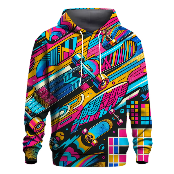 Retro Skateboard Dreams Hoodie