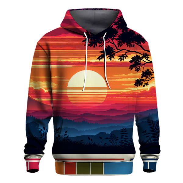 Vibrant Sunset Bliss Hoodie