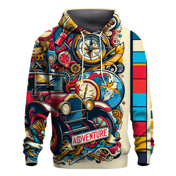 Retro Adventure Map Hoodie