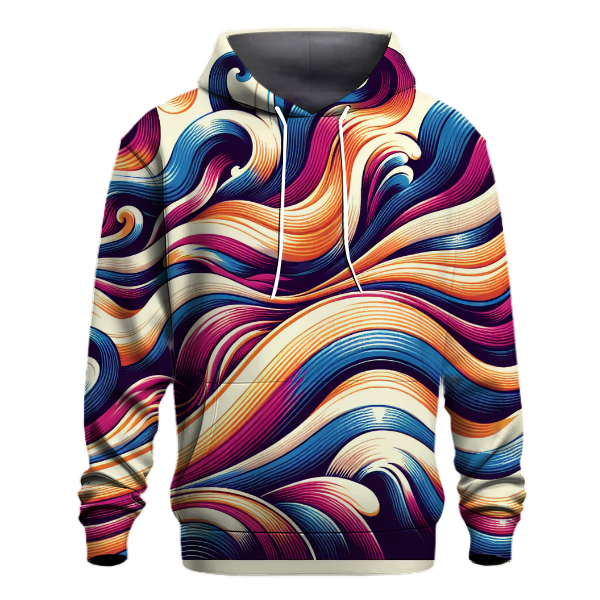 Wave Patterns Hoodie