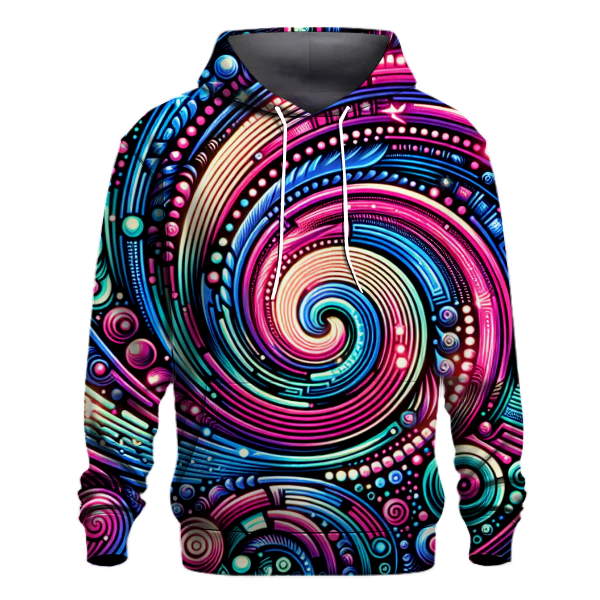Neon Funk Vortex Hoodie