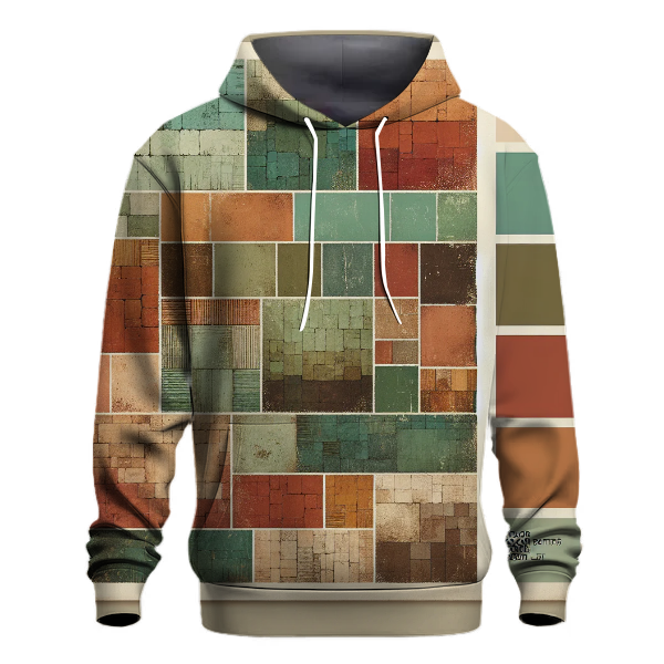Earthy Patchwork Bliss Hoodie