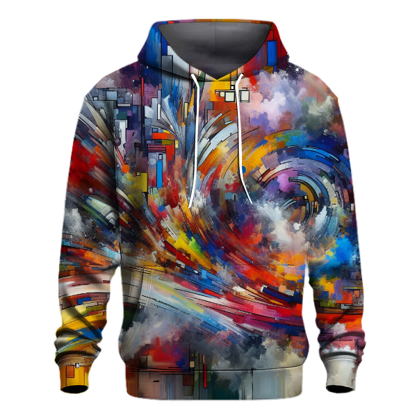 Colorful Abstract Splash Hoodie