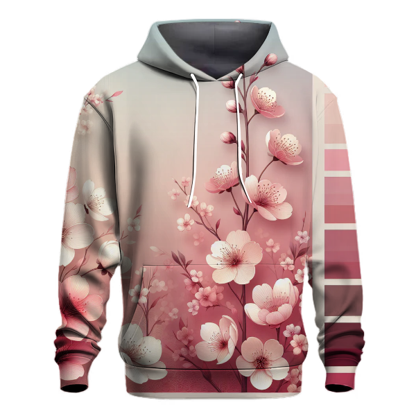 Cherry Blossom Glow Gradient Hoodie