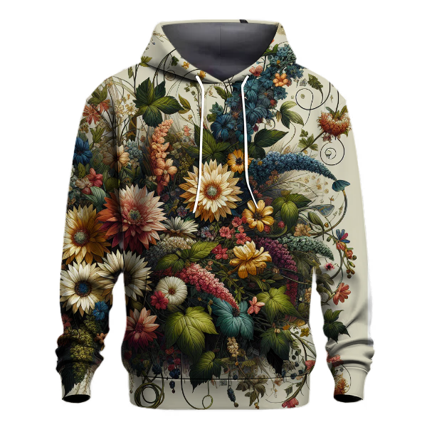 Bohemian Floral Haven Hoodie