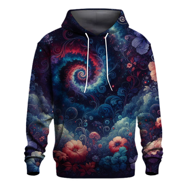 Midnight Floral Hoodie