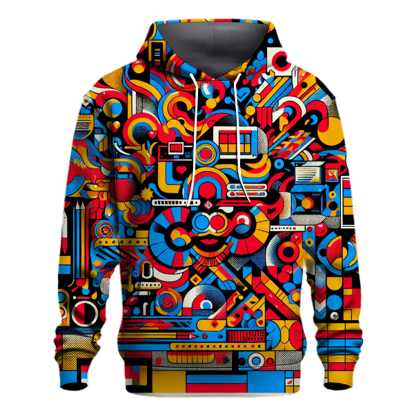 Pop Art Patterns Hoodie