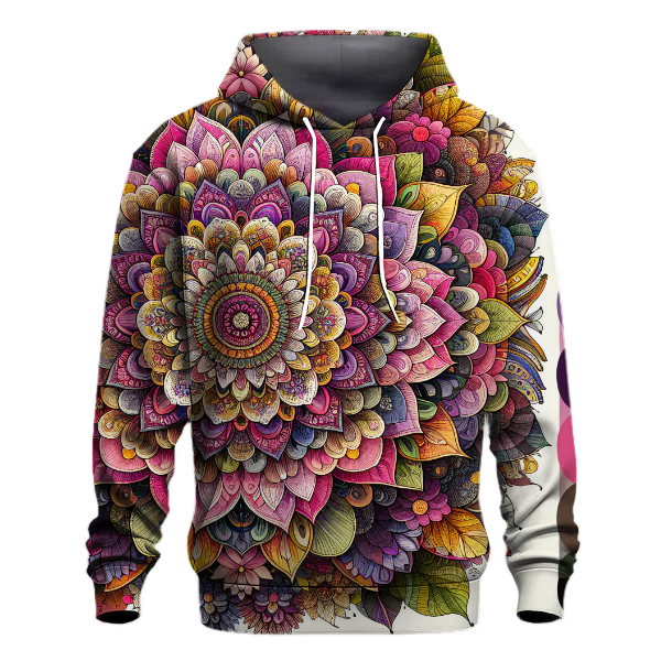 Radiant Flower Mandalas Hoodie
