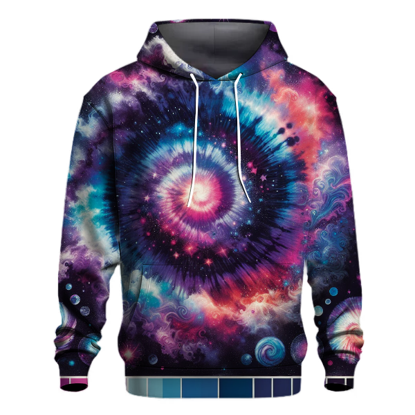 Nebula Swirl Tie-Dye Hoodie