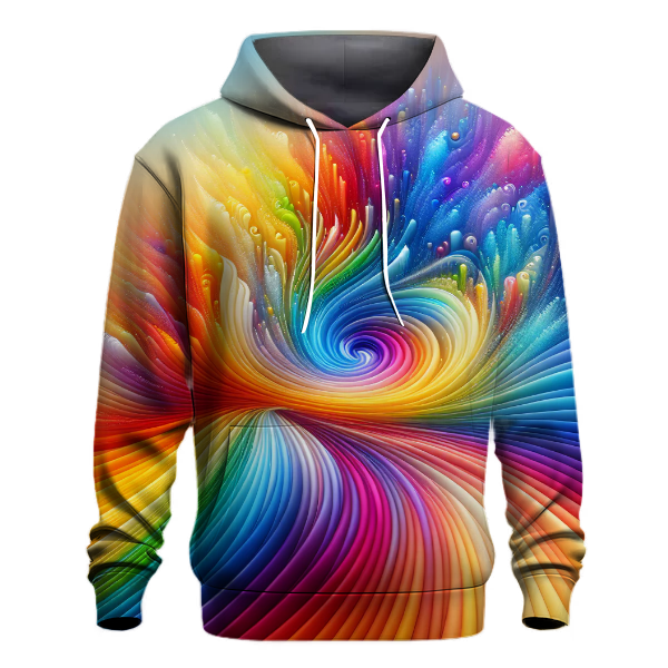 Prismatic Rainbow Gradient Hoodie