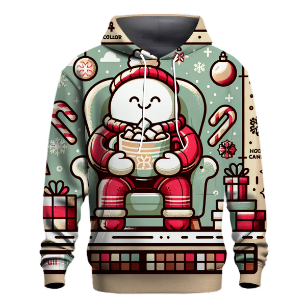 Sipping Cocoa with Santa Hoodie