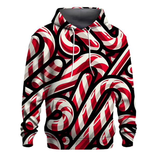 Candy Cane Stripe Delight Hoodie