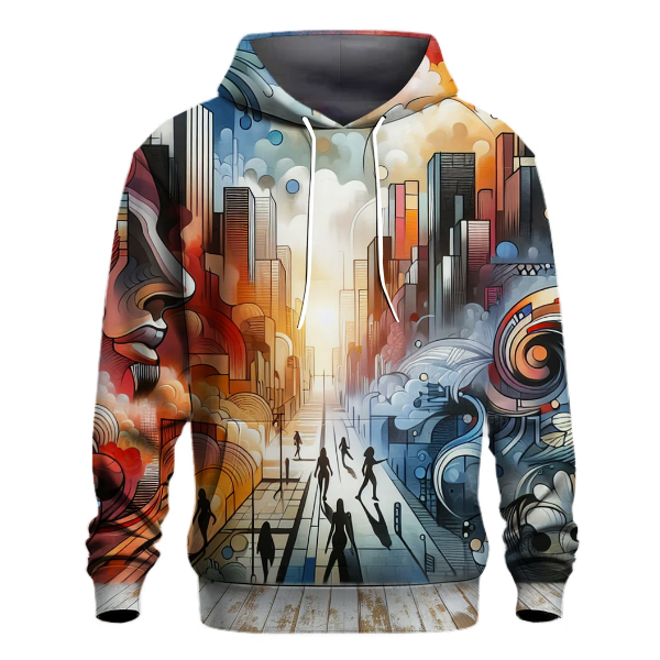 Funky Graffiti Street Style Hoodie