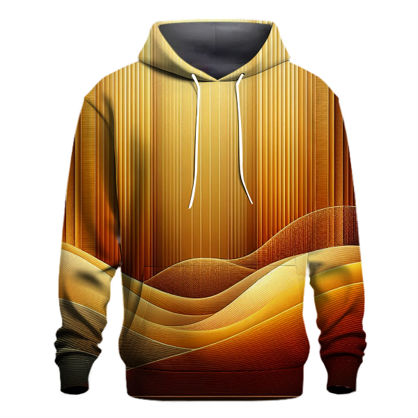 Radiant Gold and Amber Hoodie