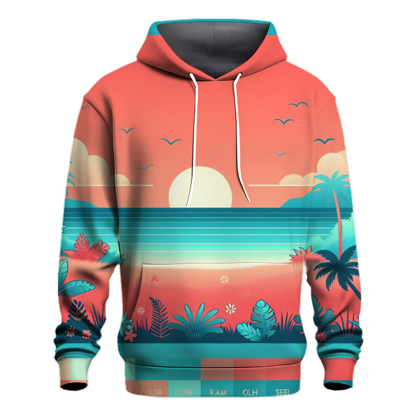 Sunny Tropical Escape Hoodie