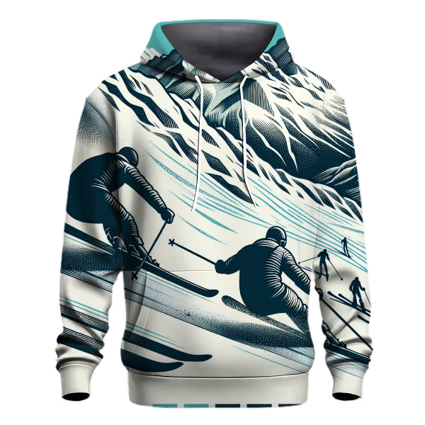 Skiing Velocity Hoodie