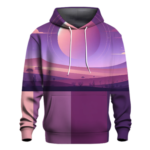 Mauve Twilight Mirage Hoodie