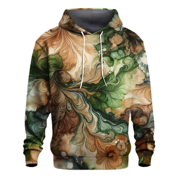 Forest Path Tie-Dye Hoodie