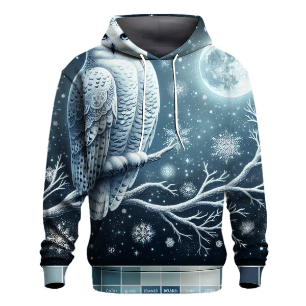 Snowy Owl Wisdom Hoodie