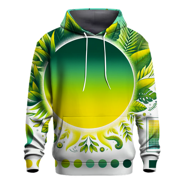 Bright Floral Splash Hoodie