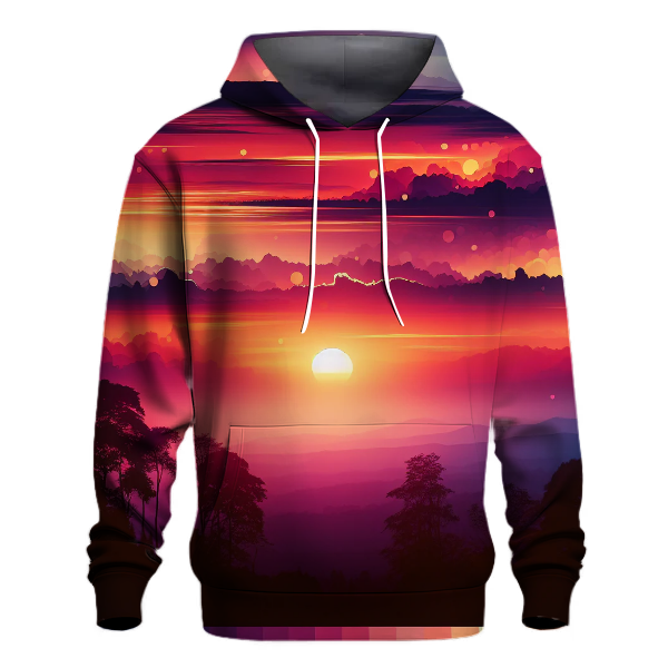 Radiant Sunset Horizons Hoodie
