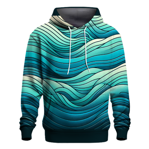 Turquoise Horizon Hoodie