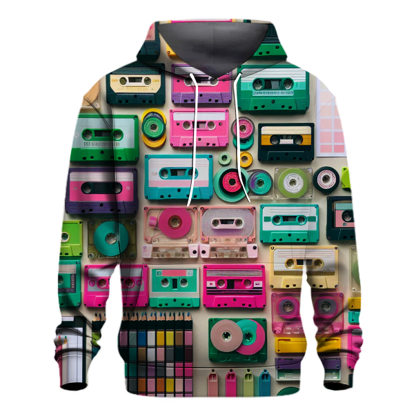 Rad Retro 80s Cassette Hoodie