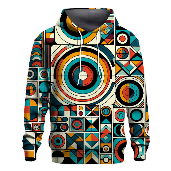 Retro Geo Shapes Hoodie