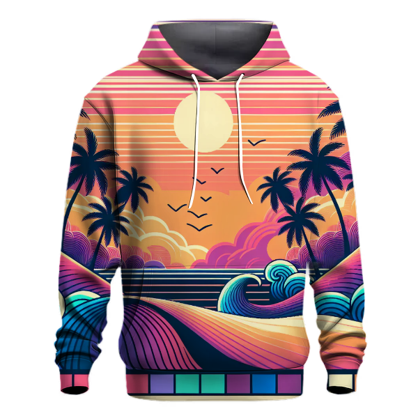 Miami Beach Sunrise Hoodie