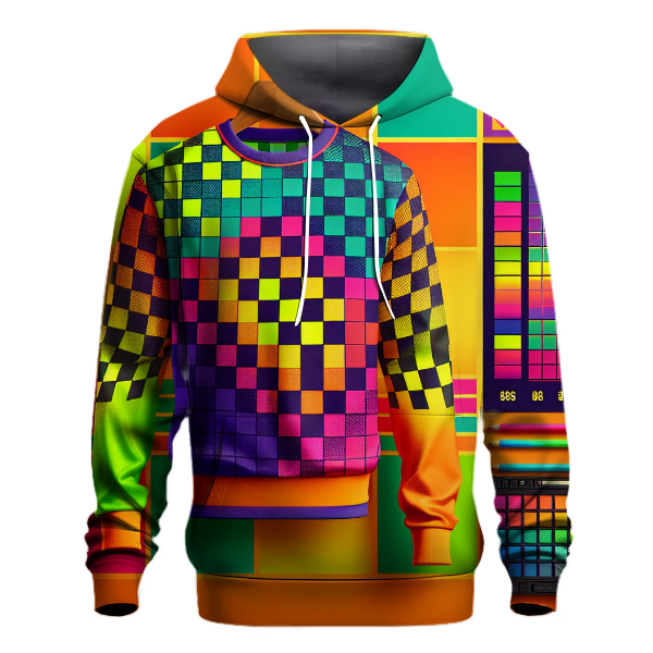Funky Checkerboard Mania Hoodie