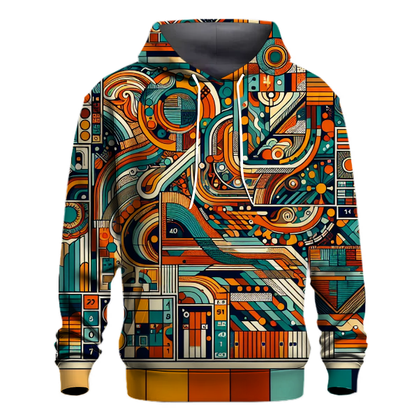 Eclectic Patterns of the 70s Hoodie