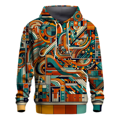 Eclectic Patterns of the 70s Hoodie