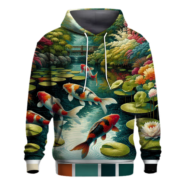 Joyful Koi Pond Hoodie