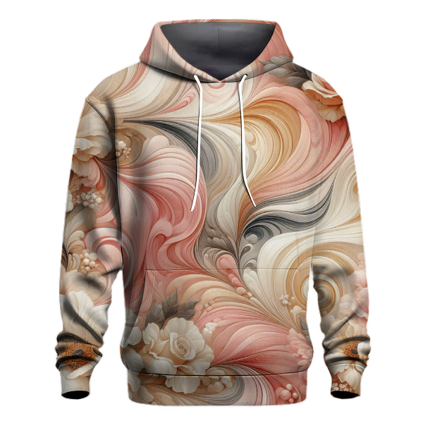 Rose Petal Drift Hoodie
