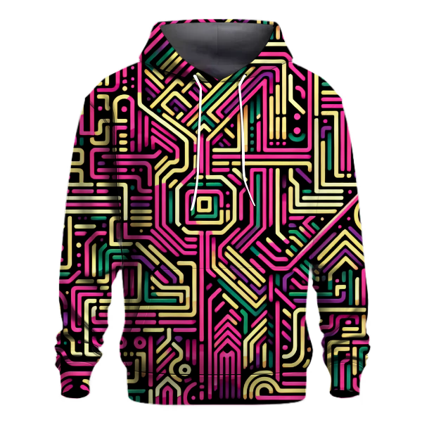 Funky Grid Hoodie