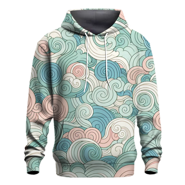 Pastel Spectrum Swirls Hoodie