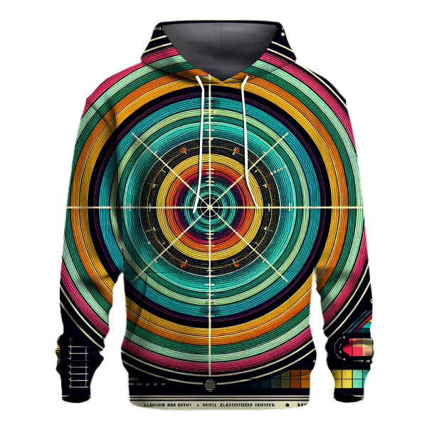 Retro Radar Reflections Hoodie